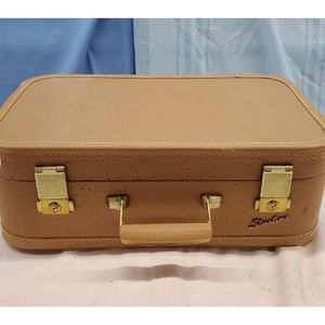 Vintage Starline Lady Baltimore Luggage Caramel Tan Medium